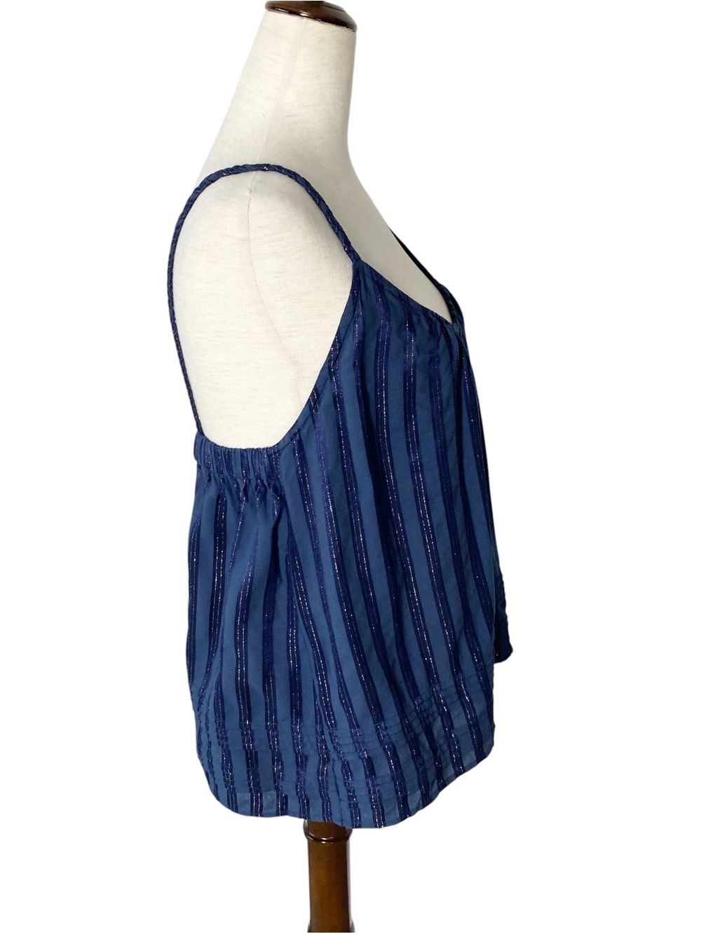 NWT RAMY BROOK Striped Sparkly Tank Top - Picture 3 of 7